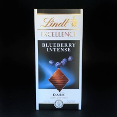 Шоколад темний з чорницею та шматочками мигдалю Lindt Excellence Blueberry intense