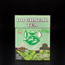 Чай в пакетиках зелений з м’ятою Do Ghazal Tea Akbar Brothers