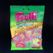 Желейні цукерки з кислинкою персикові серця Peach Hearts Trolli