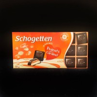 Шоколад темний aрахіс та солена карамель Peanut&salted Caramel Schogetten 100г