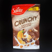 Кранчі банан і шоколад Crunchy banana&chocolate Sante 350g
