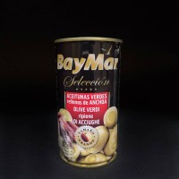 Зелені оливки з анчоусом BayMar 350g