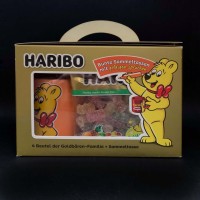 Набір haribo 4 упаковки желейних цукерок+чашка 385г