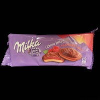 Печиво Мілка з малиновим желе Milka Choco Jaffa