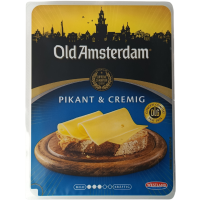 Сир Старий Амстердам пряний та вершковий слайсами Old Amsterdam 115g