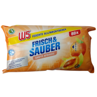 Вологі серветки для прибирання aprikose Sauber&frisch W5 80шт