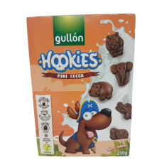 Печиво міні в формі тварин шоколадне Dibus mini cocoa Gullon 250g