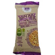 Печиво з проса з насінням льону, кунжуту та соняшнику Jaglane Box 120g